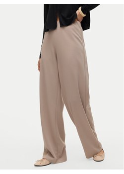 Vero Moda Spodnie materiałowe Berlin 10318454 Beżowy Wide Leg ze sklepu MODIVO w kategorii Spodnie damskie - zdjęcie 188287161