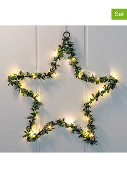 Hollybell Dekoracje LED (2 szt.) w kolorze zielonym - 30 x 20 cm ze sklepu Limango Polska w kategorii Oświetlenie - zdjęcie 188287413