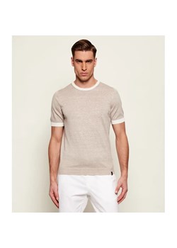 Fay Lniany t-shirt | Slim Fit ze sklepu Gomez Fashion Store w kategorii T-shirty męskie - zdjęcie 188288800