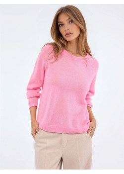 Mohito - Różowy sweter basic - różowy ze sklepu Mohito w kategorii Swetry damskie - zdjęcie 188291140