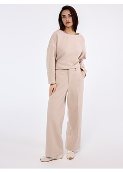Mohito - Spodnie z szeroką nogawką - beżowy ze sklepu Mohito w kategorii Spodnie damskie - zdjęcie 188291274