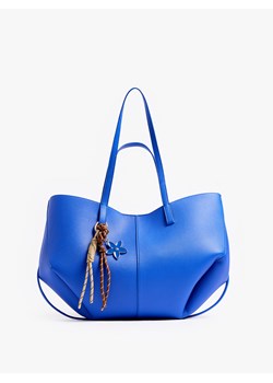 Mohito - Torebka shopper z brelokiem - niebieski ze sklepu Mohito w kategorii Torby Shopper bag - zdjęcie 188291284