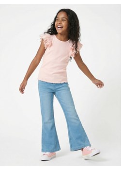 Sinsay - Spodnie jeansowe flare - niebieski ze sklepu Sinsay w kategorii Spodnie dziewczęce - zdjęcie 188291521