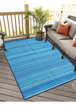 Conceptum Hypnose Dywan zewnętrzny "Hasir 007" w kolorze niebieskim ze sklepu Limango Polska w kategorii Dywany - zdjęcie 188292021