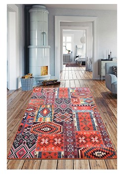 Conceptum Hypnose Dywan "Patcwork Djt" w kolorze czerwonym ze wzorem ze sklepu Limango Polska w kategorii Dywany - zdjęcie 188292344