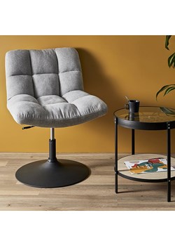 THE HOME DECO FACTORY Fotel "Anton" w kolorze szarym - 65 x 79,5 x 80 cm ze sklepu Limango Polska w kategorii Pufy i siedziska - zdjęcie 188294680