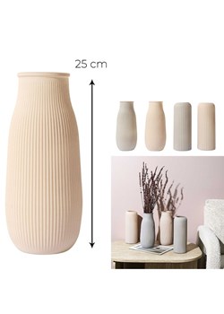 THE HOME DECO FACTORY Wazon "Terra Nova" w kolorze beżowym (produkyt niespodzianka) ze sklepu Limango Polska w kategorii Wazony - zdjęcie 188294830