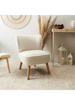 Ethnical Life Fotel w kolorze białym - 70 x 72 x 59 cm ze sklepu Limango Polska w kategorii Pufy i siedziska - zdjęcie 188294941