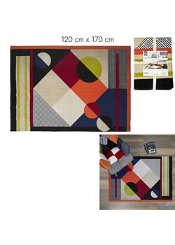 THE HOME DECO FACTORY Dywan z kolorowym wzorem - 170 x 120 cm ze sklepu Limango Polska w kategorii Dywany - zdjęcie 188295673
