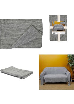 THE HOME DECO FACTORY Koc w kolorze antracytowym - 250 x 170 cm ze sklepu Limango Polska w kategorii Tekstylia - zdjęcie 188295773