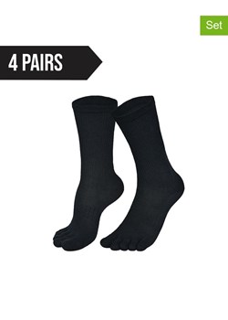 Norfolk Skarpety (4 pary) w kolorze czarnym ze sklepu Limango Polska w kategorii Skarpetki męskie - zdjęcie 188295942