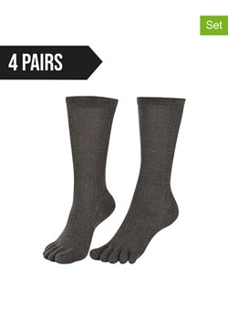 Norfolk Skarpety (4 pary) w kolorze antracytowym ze sklepu Limango Polska w kategorii Skarpetki męskie - zdjęcie 188295944