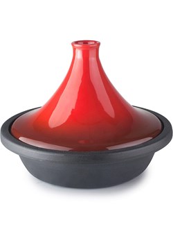 Ibili Tajine w kolorze czerwono-czarnym - Ø 32 cm ze sklepu Limango Polska w kategorii Garnki - zdjęcie 188296114