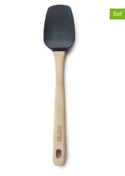 Ibili Łyżki silikonowe (2 szt.) w kolorze beżowo-szarym - dł. 30 cm ze sklepu Limango Polska w kategorii Akcesoria do pieczenia - zdjęcie 188296901