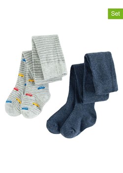 COOL CLUB Rajstopy (2 pary) w kolorze granatowym i szarym ze sklepu Limango Polska w kategorii Rajstopy dziecięce - zdjęcie 188298901