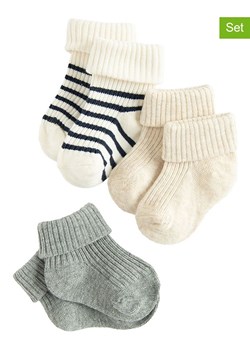 COOL CLUB Skarpety (3 pary) w kolorze szaro-beżowo-kremowym ze sklepu Limango Polska w kategorii Skarpetki dziecięce - zdjęcie 188298904