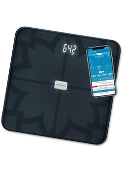 Medisana Waga "BS 450 connect" w kolorze czarnym z funkcją pomiaru składu ciała ze sklepu Limango Polska w kategorii Akcesoria łazienkowe - zdjęcie 188300580