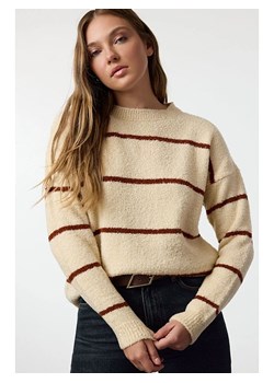 trendyol Sweter w kolorze brązowo-piaskowym ze sklepu Limango Polska w kategorii Swetry damskie - zdjęcie 188302312