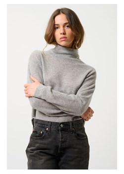 AUTHENTIC CASHMERE Kaszmirowy sweter "Cheviot" w kolorze szarym ze sklepu Limango Polska w kategorii Swetry damskie - zdjęcie 188302322