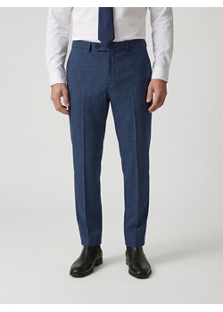 Reserved - Garniturowe spodnie slim fit - granatowy ze sklepu Reserved w kategorii Spodnie męskie - zdjęcie 188302522