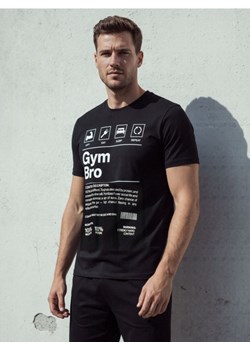 Sinsay - Bawełniana piżama dwuczęściowa z nadrukiem - czarny ze sklepu Sinsay w kategorii Piżamy męskie - zdjęcie 188303093