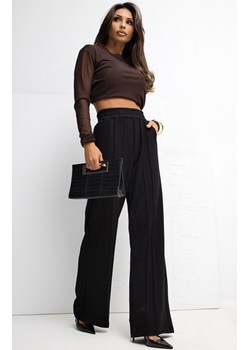 Czarne spodnie dresowe damskie RV-DR-A1062.48, Kolor czarny, Rozmiar S/M, Rue Paris ze sklepu Primodo w kategorii Spodnie damskie - zdjęcie 188303881