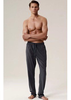 Atlantic bawełniane spodnie piżamowe męskie NMB-040-GRAFITOWY, Kolor grafitowy, Rozmiar L, ATLANTIC ze sklepu Intymna w kategorii Piżamy męskie - zdjęcie 188304031