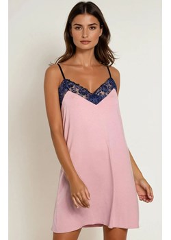 Koszulka nocna na cienkich ramiączkach Giulietta, Kolor różowy, Rozmiar S, Momenti per me ze sklepu Intymna w kategorii Koszule nocne - zdjęcie 188304044