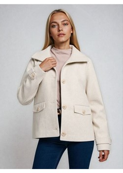 Sinsay - Kurtka ze stójką - kremowy ze sklepu Sinsay w kategorii Kurtki damskie - zdjęcie 188304813