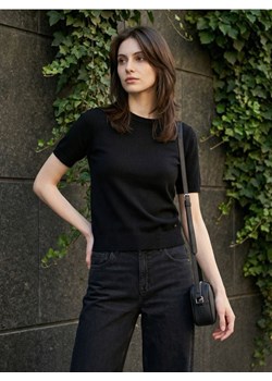 Sinsay - Bluzka swetrowa - czarny ze sklepu Sinsay w kategorii Bluzki damskie - zdjęcie 188304842