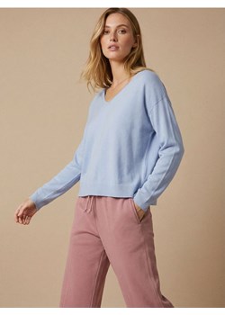 Sinsay - Luźny sweter z wiskozą - niebieski ze sklepu Sinsay w kategorii Swetry damskie - zdjęcie 188304862
