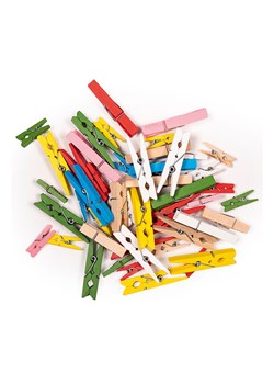 folia PAPER Drewniane klamerki (48 szt.) w różnych kolorach ze sklepu Limango Polska w kategorii Zabawki - zdjęcie 188305862