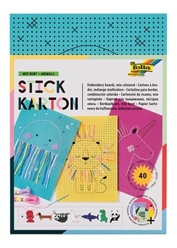 folia PAPER Karton (40 szt.) w różnych kolorach do haftu - 3+ ze sklepu Limango Polska w kategorii Akcesoria biurowe - zdjęcie 188305883