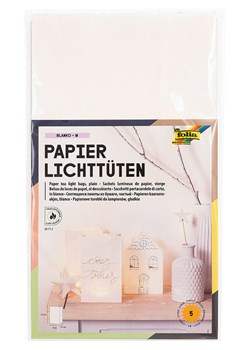 folia PAPER Papierowe torebki "Blanko" do lampionów - 12+ ze sklepu Limango Polska w kategorii Zabawki - zdjęcie 188306002
