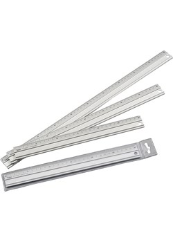 folia PAPER Aluminiowa linijka w kolorze srebrnym - dł. 50 cm ze sklepu Limango Polska w kategorii Zabawki - zdjęcie 188306110