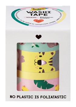 folia PAPER Taśmy washi "Wildlife" ze wzorem - 6+ ze sklepu Limango Polska w kategorii Zabawki - zdjęcie 188306251