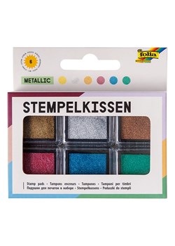 folia PAPER Poduszeczki (6 szt.) "Metallic" w różnych kolorach do tuszu ze sklepu Limango Polska w kategorii Zabawki - zdjęcie 188306280
