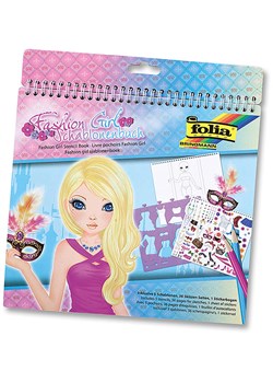 folia PAPER Zestaw szablonów "Fashion Girl" - 3+ ze sklepu Limango Polska w kategorii Zabawki - zdjęcie 188306422