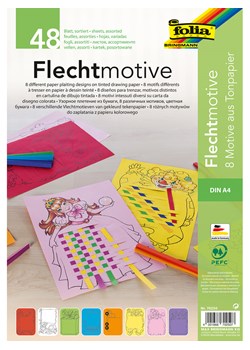 folia PAPER Zestaw "Plaited designs" do rękodzieła - A4 ze sklepu Limango Polska w kategorii Zabawki - zdjęcie 188306504