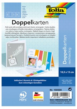 folia PAPER Zestaw "Fold cards" w kolorze białym do rękodzieła ze sklepu Limango Polska w kategorii Zabawki - zdjęcie 188306620