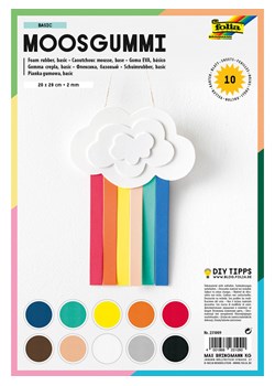 folia PAPER Guma piankowa (10 szt.) "Basic" w różnych kolorach - 29 x 20 cm ze sklepu Limango Polska w kategorii Zabawki - zdjęcie 188306634