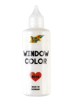 folia PAPER Farba witrażowa "Transparent Glitter" - 6+ - 80 ml ze sklepu Limango Polska w kategorii Zabawki - zdjęcie 188306774