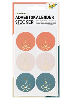 folia PAPER Naklejki do kalendarza adwentowego "Round Bows" - 5+ ze sklepu Limango Polska w kategorii Zabawki - zdjęcie 188307011