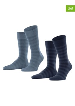 ESPRIT Skarpety (2 pary) w kolorze granatowo-niebieskim ze sklepu Limango Polska w kategorii Skarpetki męskie - zdjęcie 188307102