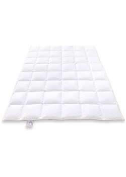 Frau Holle Całoroczna kasetowa kołdra puchowa "Goldstar goose" w kolorze białym ze sklepu Limango Polska w kategorii Tekstylia - zdjęcie 188307222