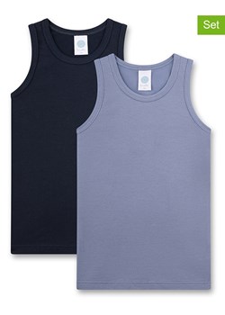 Sanetta Podkoszulki (2 szt.) w kolorze granatowym i błękitnym ze sklepu Limango Polska w kategorii Podkoszulki dziecięce - zdjęcie 188308724