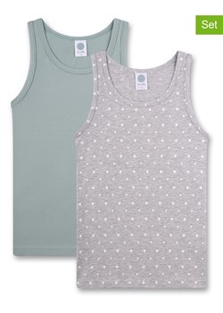 Sanetta Podkoszulki (2 szt.) w kolorze błękitnym i szarym ze sklepu Limango Polska w kategorii Podkoszulki dziecięce - zdjęcie 188308782
