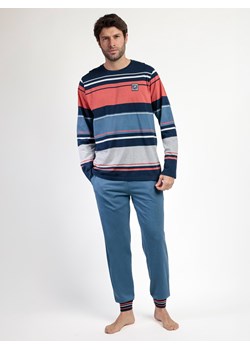 Lois Piżama "Rayas Burnt" w kolorze niebiesko-koralowym ze sklepu Limango Polska w kategorii Piżamy męskie - zdjęcie 188308940