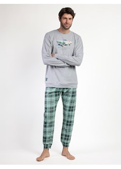 Lois Piżama "Vintage Car" w kolorze jasnoszaro-zielonym ze sklepu Limango Polska w kategorii Piżamy męskie - zdjęcie 188308944