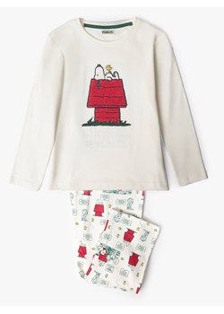 Peanuts Piżama "Peanuts" w kolorze białym ze sklepu Limango Polska w kategorii Piżamy dziecięce - zdjęcie 188309063